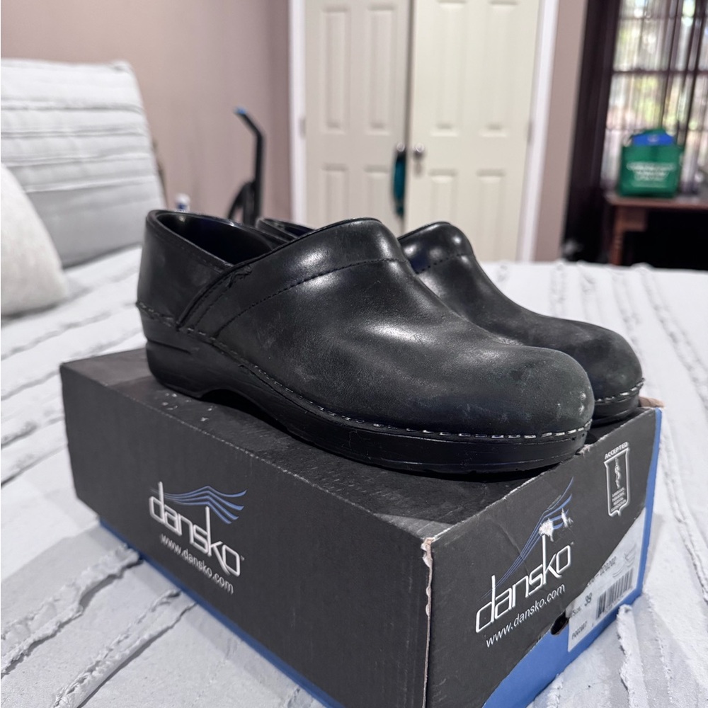 Dansko Women's Black Slip-On Loafers